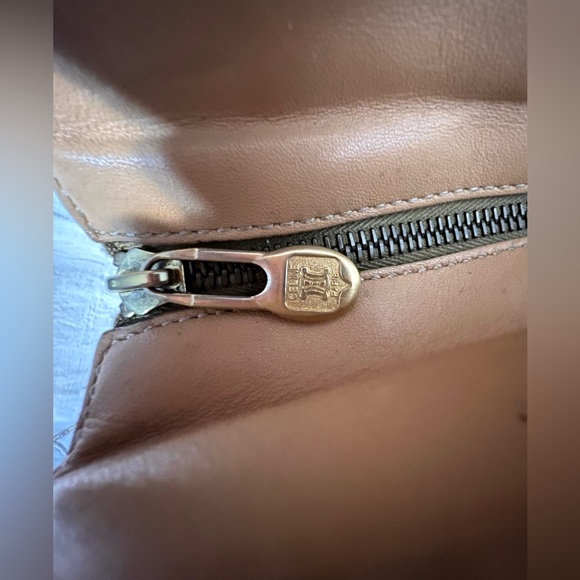 Vintage Celine Tote Handbag Triomphe Macadam Shoulder Purse Large Brown Purse - Picture 5 of 15